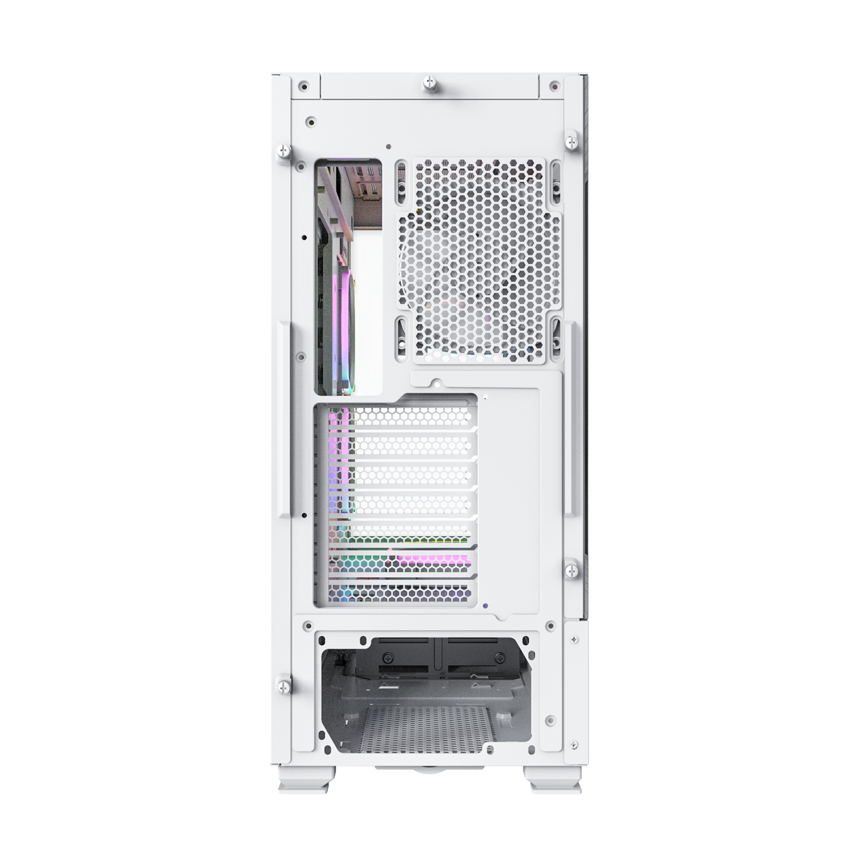 Montech Sky Two White - Midi-tower - E-ATX - 4x ARGB PWM-Fläktar