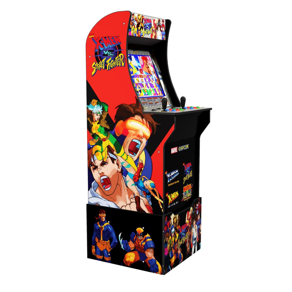ARCADE 1 UP X-MEN VS STREET FIGHTER ARCADE MACHINE
