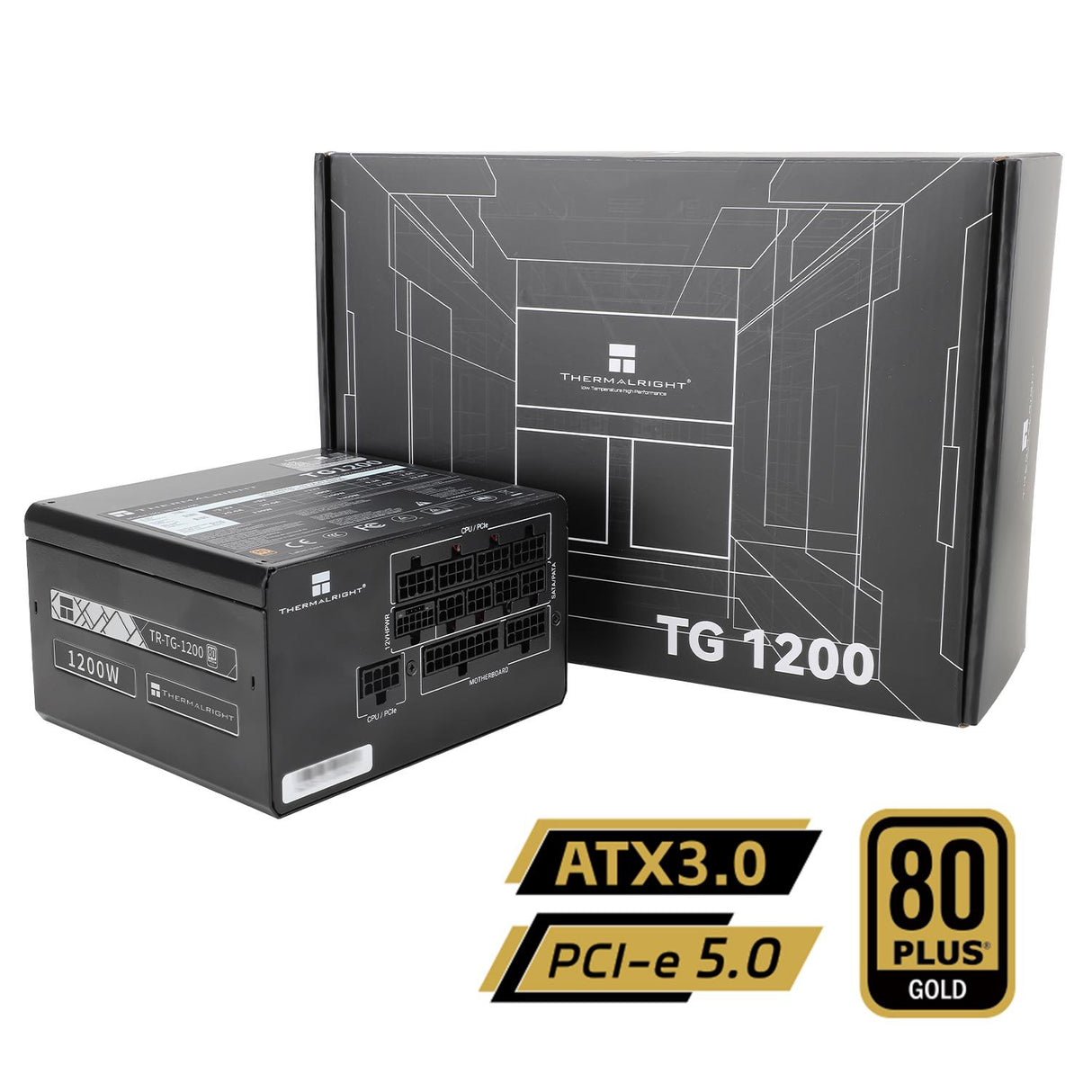 Thermalright TR-TG 1200-W Black - PSU, 80+ Gold Thermalright