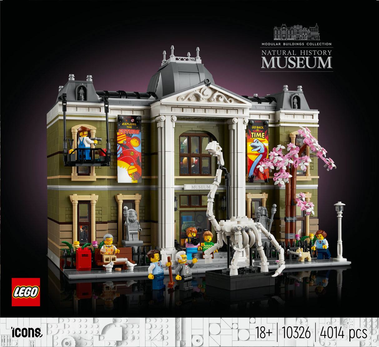 LEGO 10326 Ikoner Museum Of Natural History, Bygga Leksak