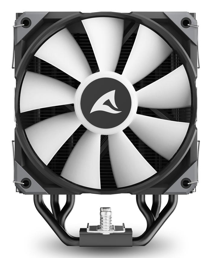 Sharkoon A50 RGB Black 230W TDP 5-Heatpipe 120mm PWM FDB ARGB CPU Air Cooler Sharkoon