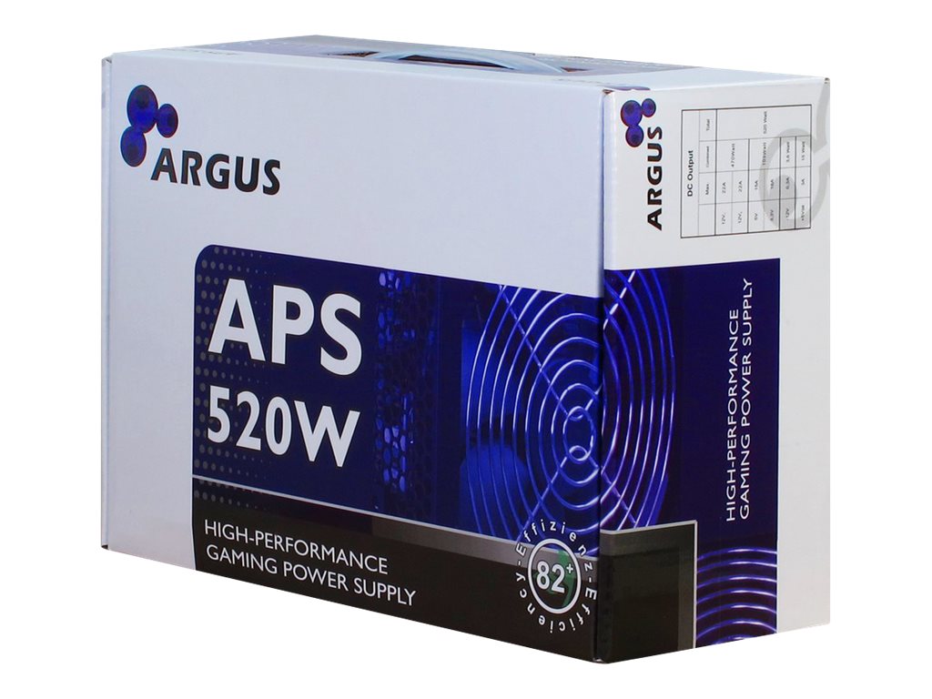 Argus APS-520W Strömförsörjning 520Watt