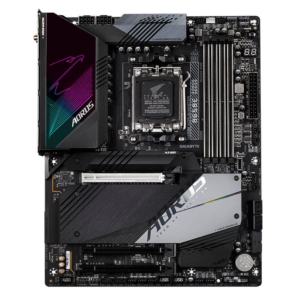 GIGABYTE B650E AORUS MASTER, Moderkort (svart)