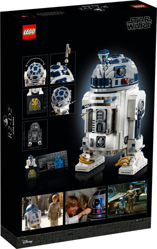 LEGO 75308 Star Wars R2-D2 Buildable Lightsaber Figure Construction Toy (Adult Set) Lego