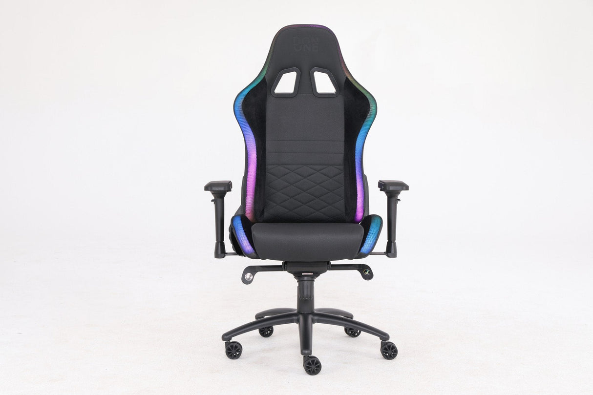DON ONE - Valentino SUPER - RGB Gamer Stol Med Ljus