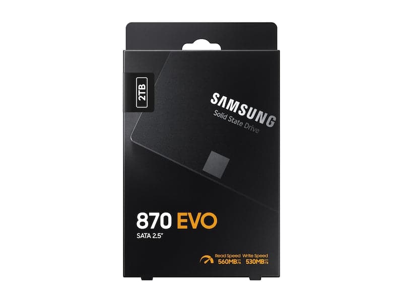 Samsung 870 EVO SSD MZ-77E2T0B 2TB 2.5 SATA-600