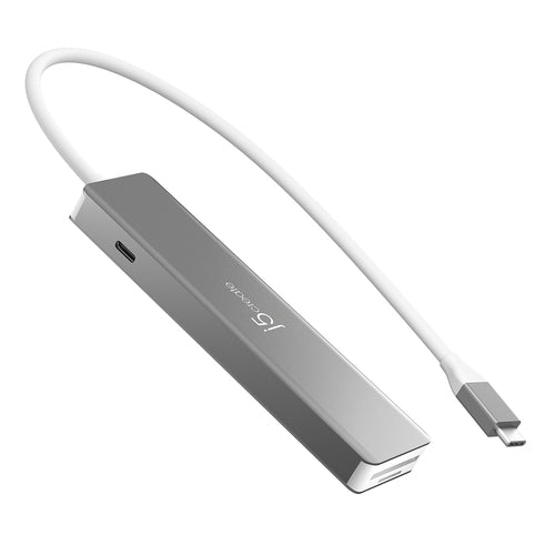 j5create JCD390-N – 4K60 USB-C-multiadapter – 10 Gbit/s – adapter fra toppen