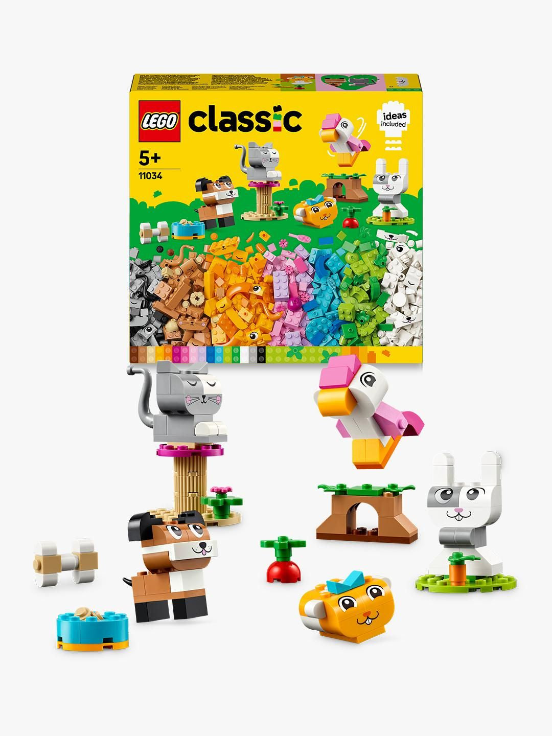 LEGO 11034 Klassisk Byggleksak För Kreativa Djur