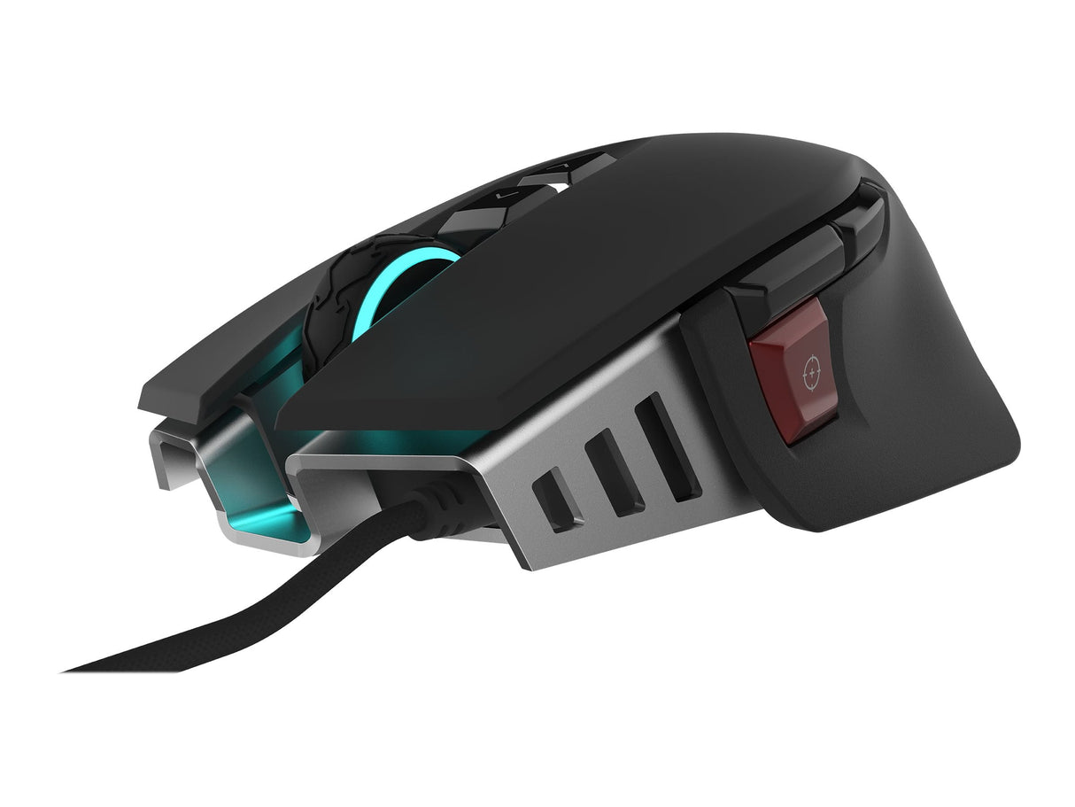 CORSAIR Gaming M65 RGB ELITE Optisk Kabel Svart
