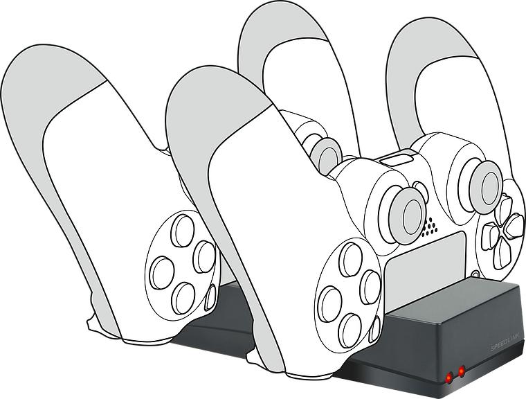 Speedlink - JAZZ USB-laddare - För PS4, Svart