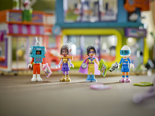 LEGO Friends 42674 – de fire minidukker foran butikken