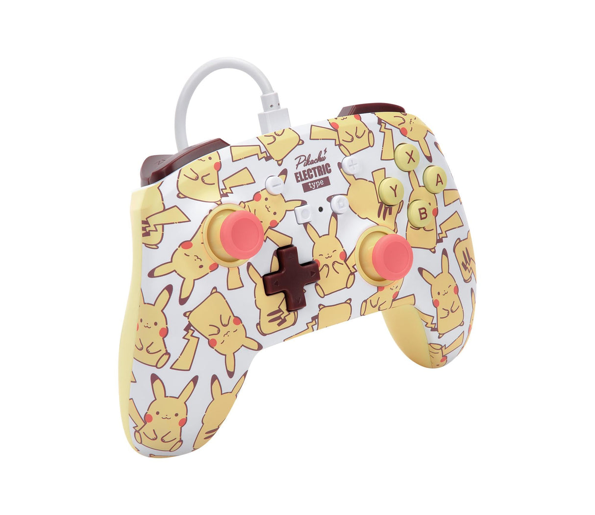 PowerA NSW Enhanced Wired Controller - Pikachu Blush