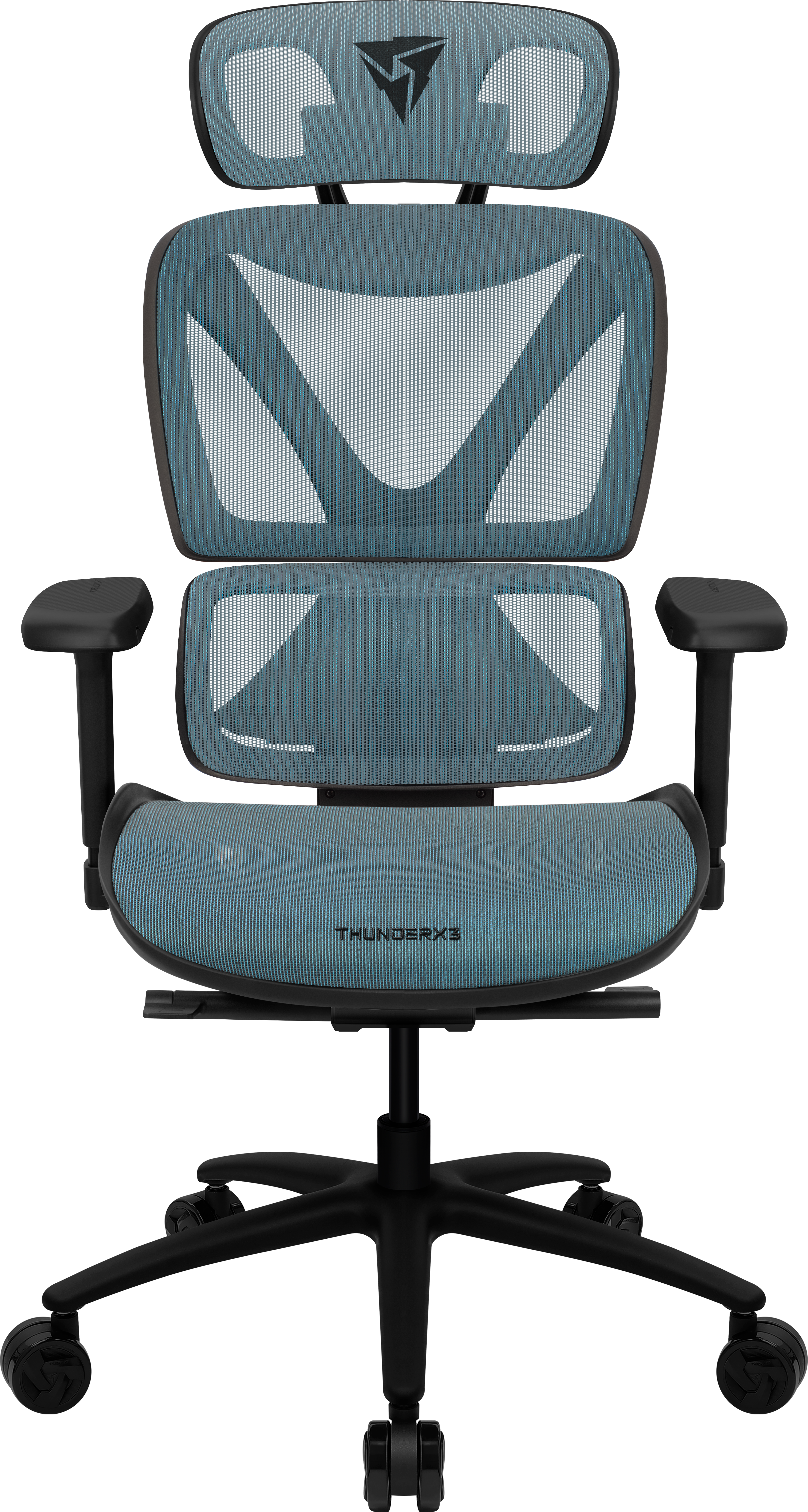 ThunderX3 XTC Mesh Chroma - Nätstol, Max 125 Kg, 3d Armstöd, Klass 4 Gaslyft
