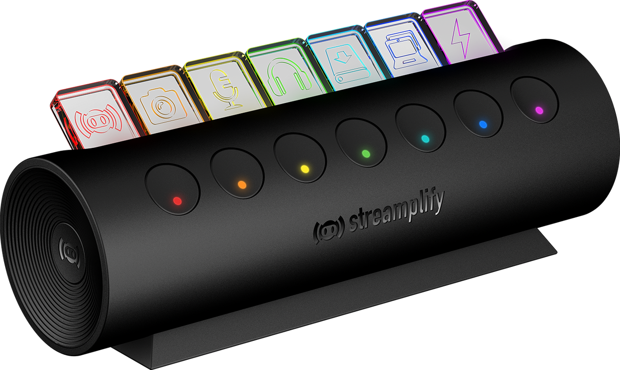 Streamplify HUB CTRL 7 Slot, RGB, 12V - Svart