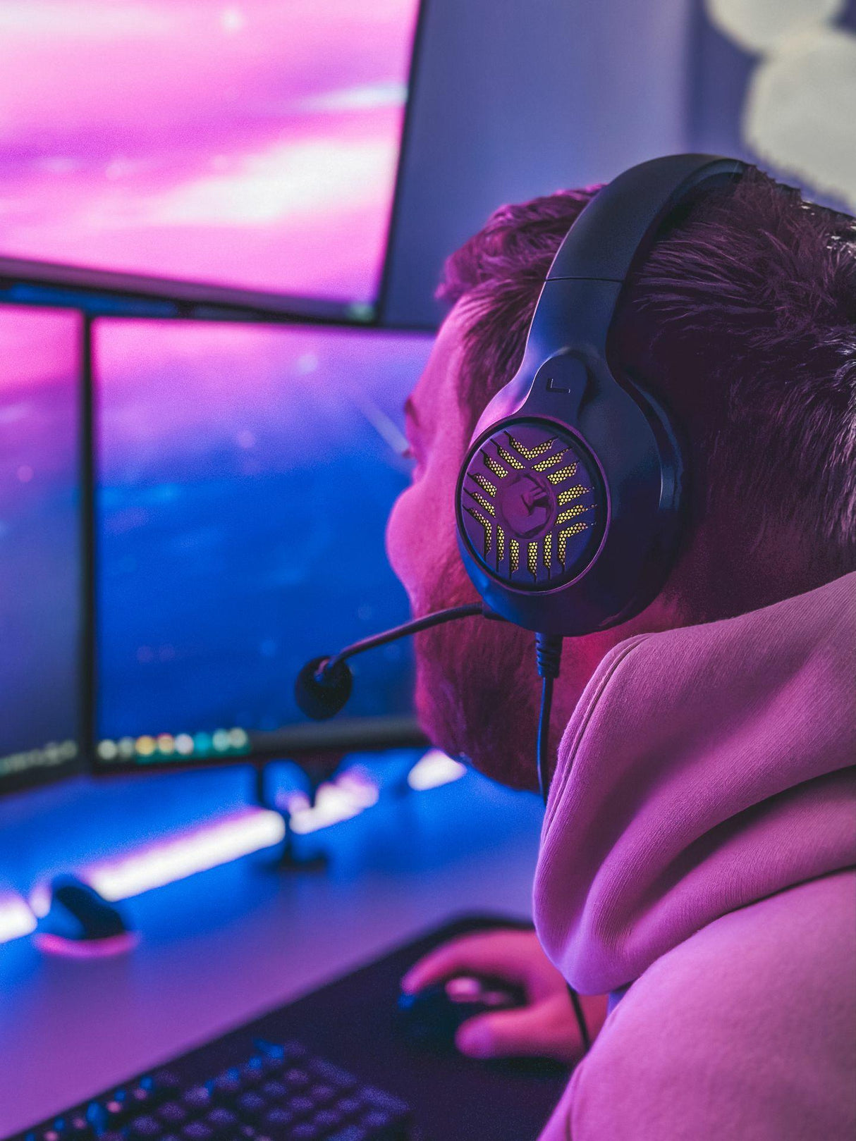 Speedlink - TYRON RGB Gaming Stereo Headset - För PC/PS5/PS4/Xbox Series X/S/Switch/OLED/Lite, Svart