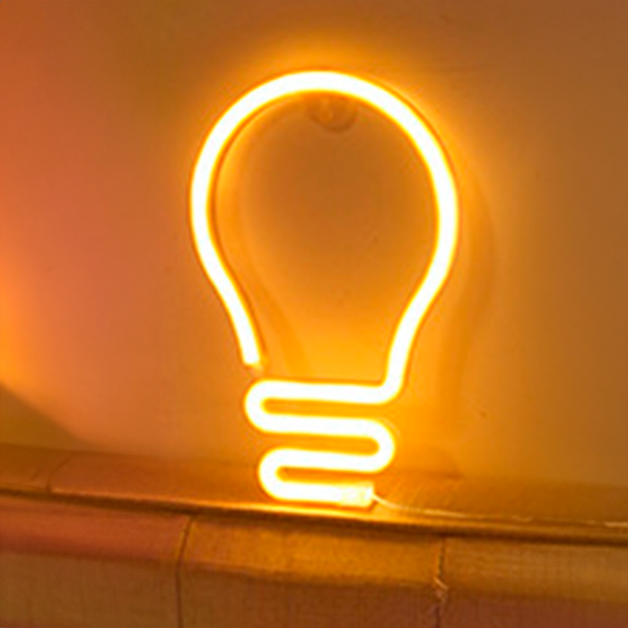 Lampa Neon Led Klar Varmvit