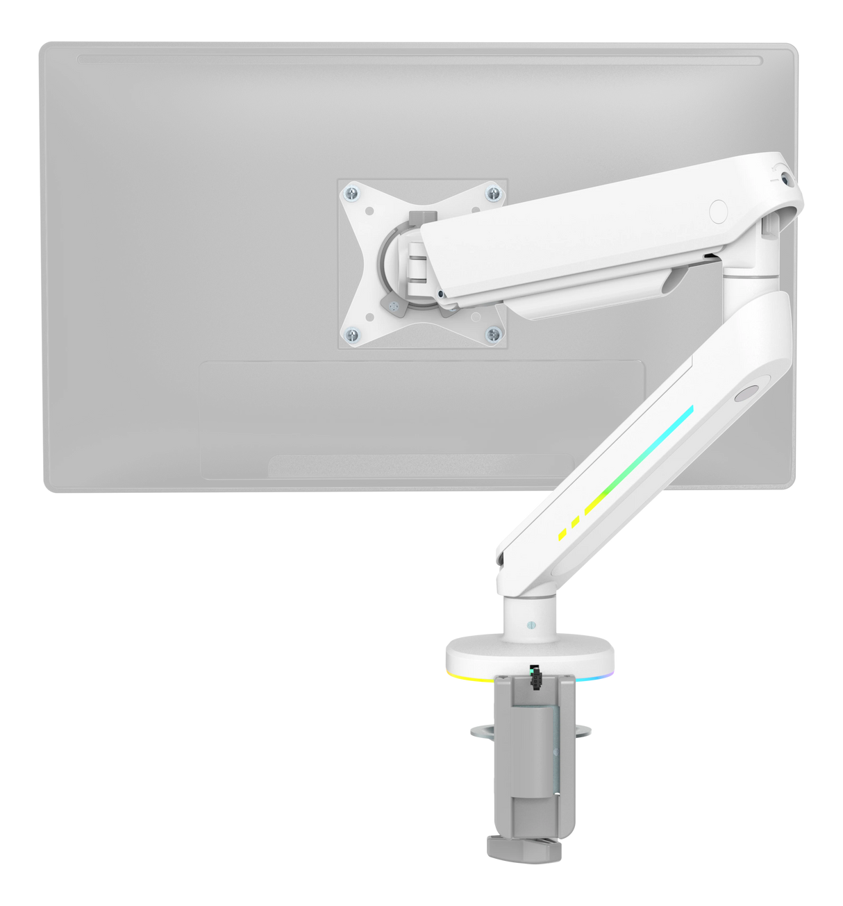 WA95 Premium Gaming Enarmat RGB-ljus Vit