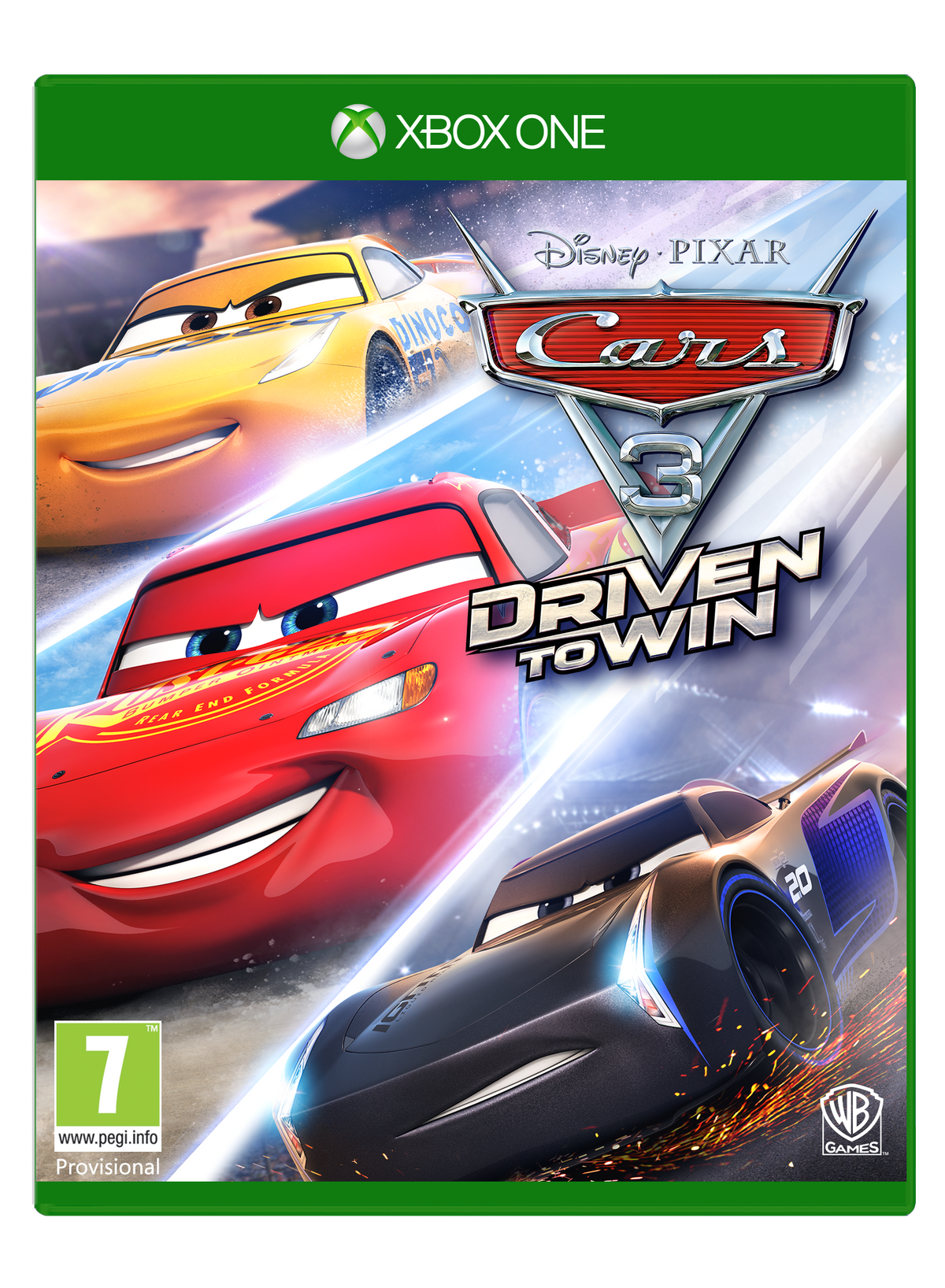 Cars 3: Driven to Win – Xbox One – spilomslag