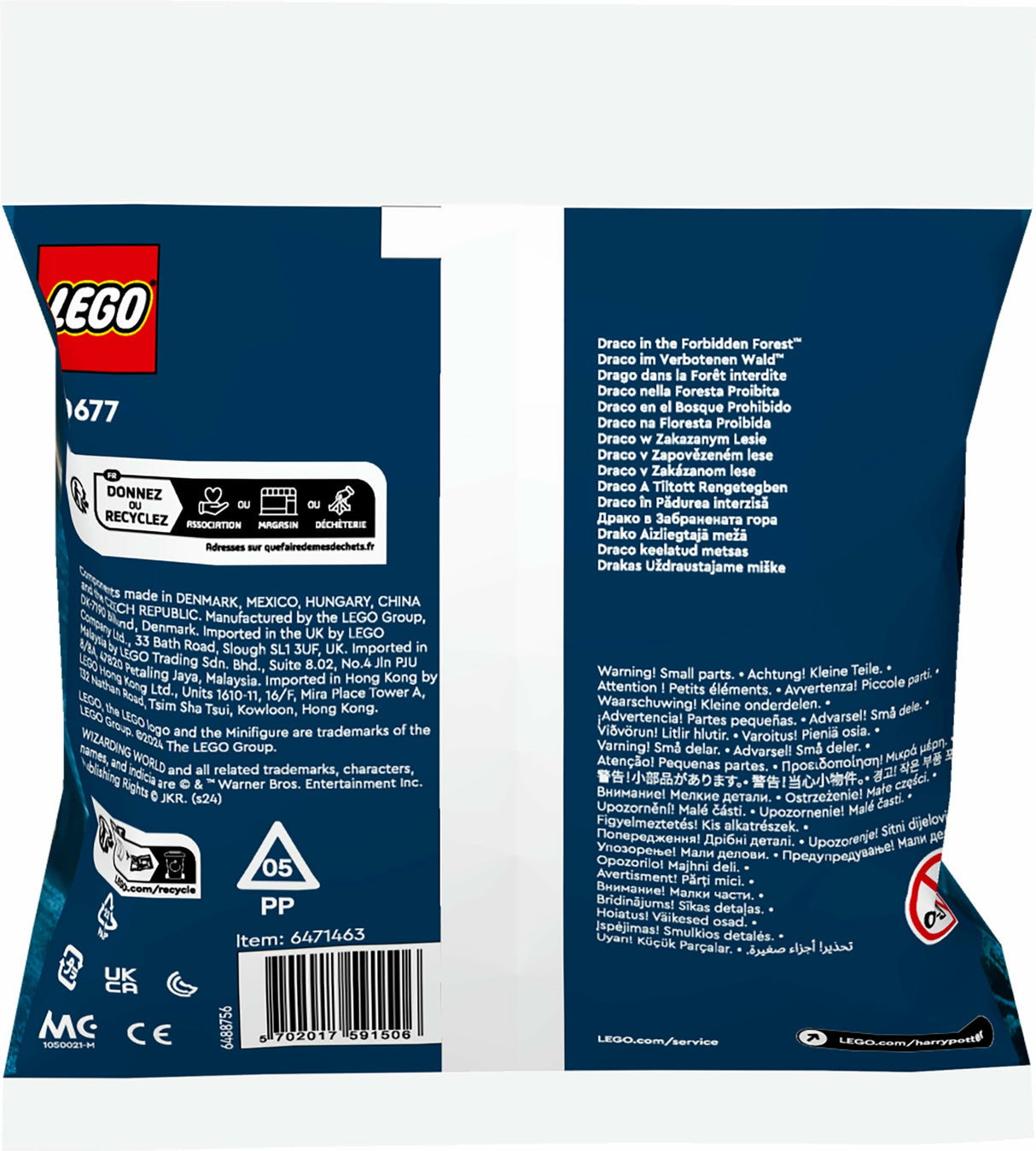 LEGO 30677 Harry Potter Draco I Den Förbjudna Skogen, Byggande Leksakspaket