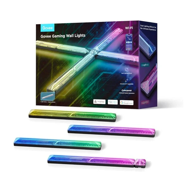 Govee - Gaming Vägglampa (4+1) - Lys Upp Din Spelupplevelse