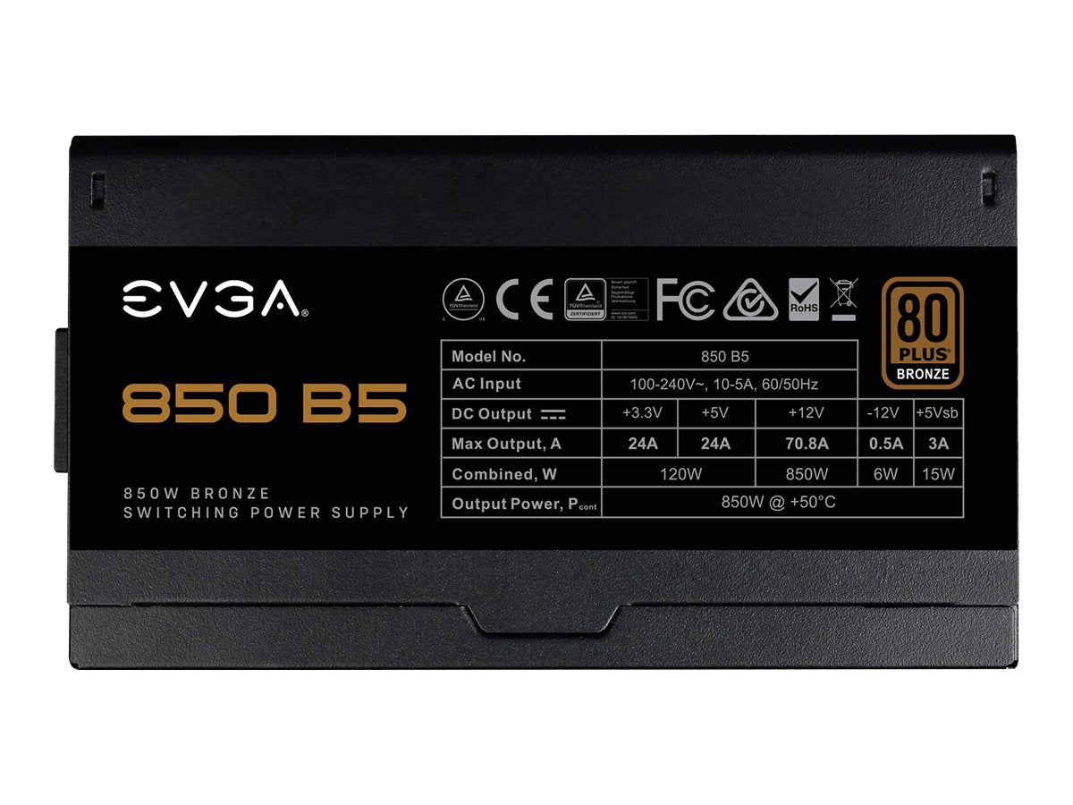 PSU EVGA B5 850W 80+ Brons