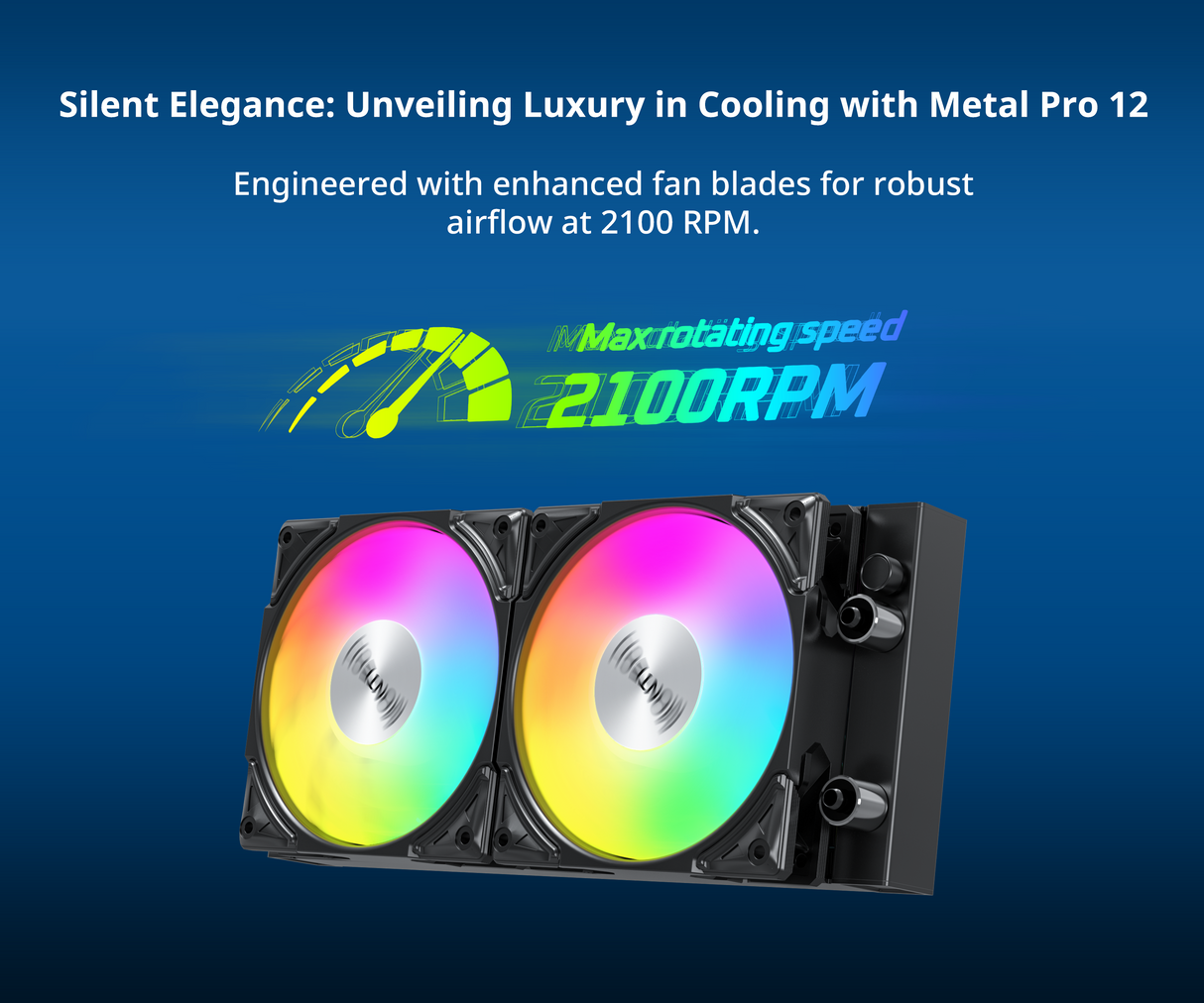 Montech Hyper Flow ARGB 240 AIO, Svart