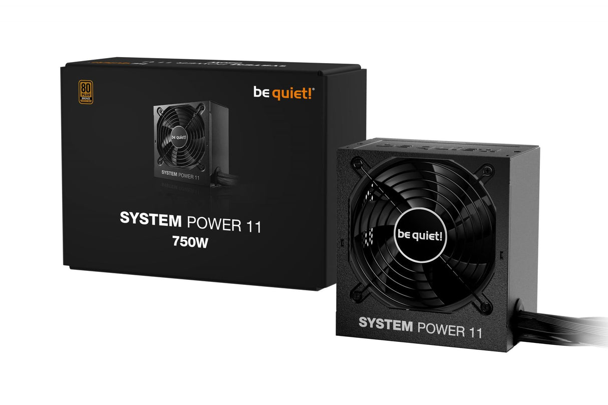 Be quiet System Power 11 750W ATX3.1 (black, 1x 12-pin high power GPU, 2x PCIe, 650 watts)