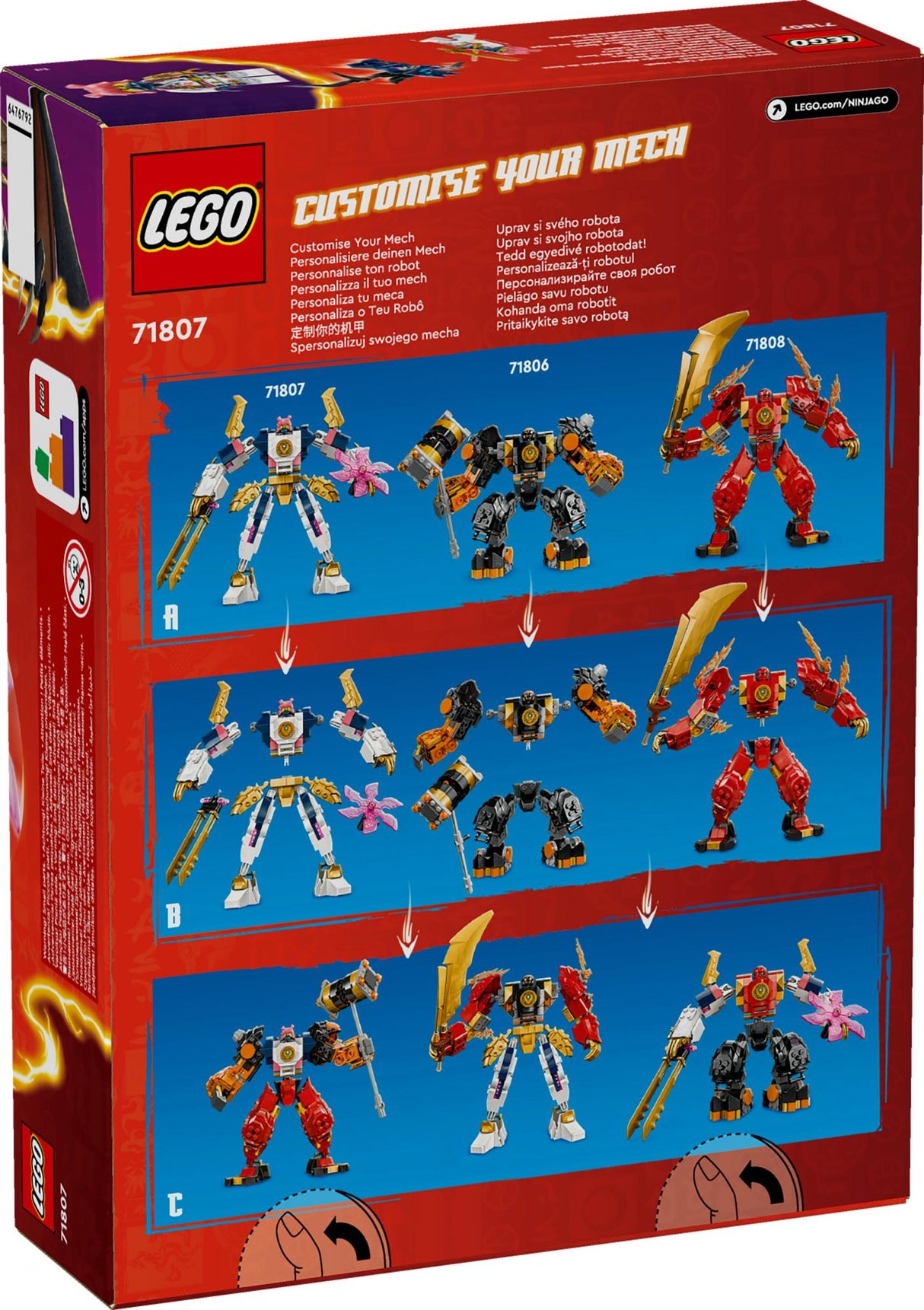 LEGO 71807 Ninjago Sora's Tech Mech LEGO