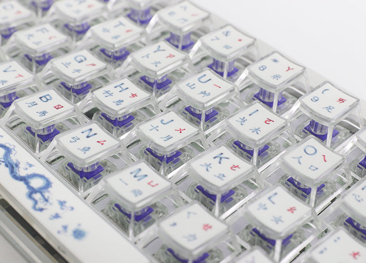 Ducky Outlaw65 - Year Of The Dragon Limited Edition (Förbyggd) - Oriental Crystal - MX2A Lila