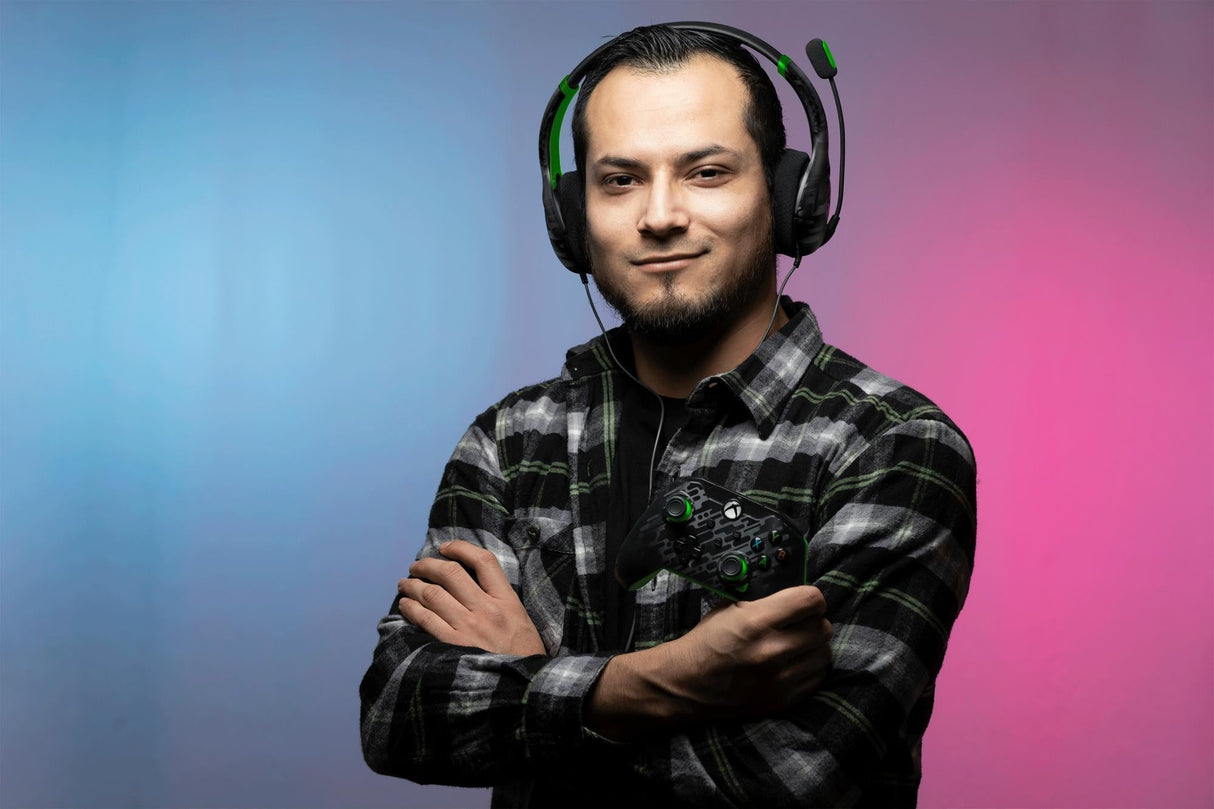 PDP Wired Controller Xbox Series X Carbon - Neon (grön)