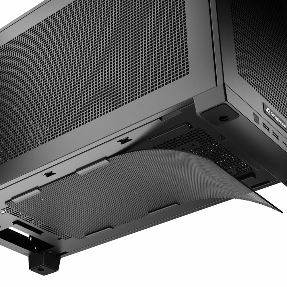 Sharkoon REBEL C20 ITX, Tower Chassi - Svart