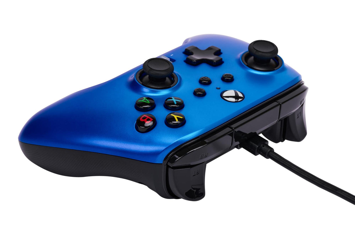 PowerA Enhanced Cabled Controller - Xbox Series X/S - Sapphire Fade