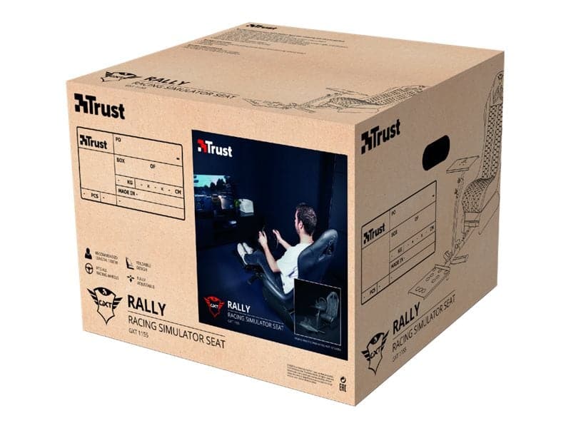 Trust Gaming GXT 1155 Rally Gamer Stol Svart