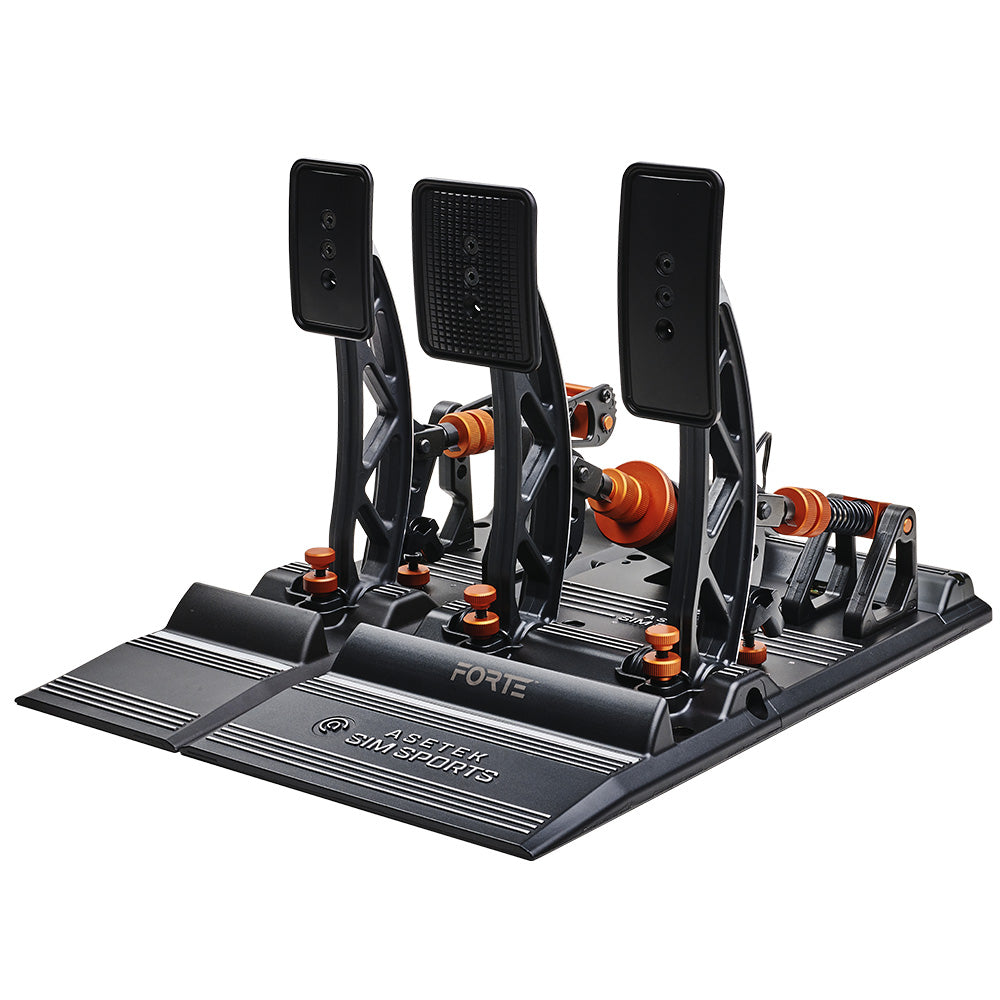 Asetek Forte Sim Racing Pedaler Broms Och Gas