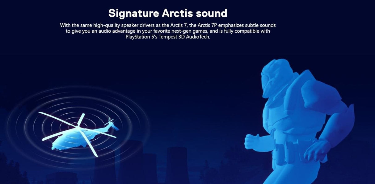 Steelseries - Arctis 7P - Trådlöst Gaming Headset till Playstation