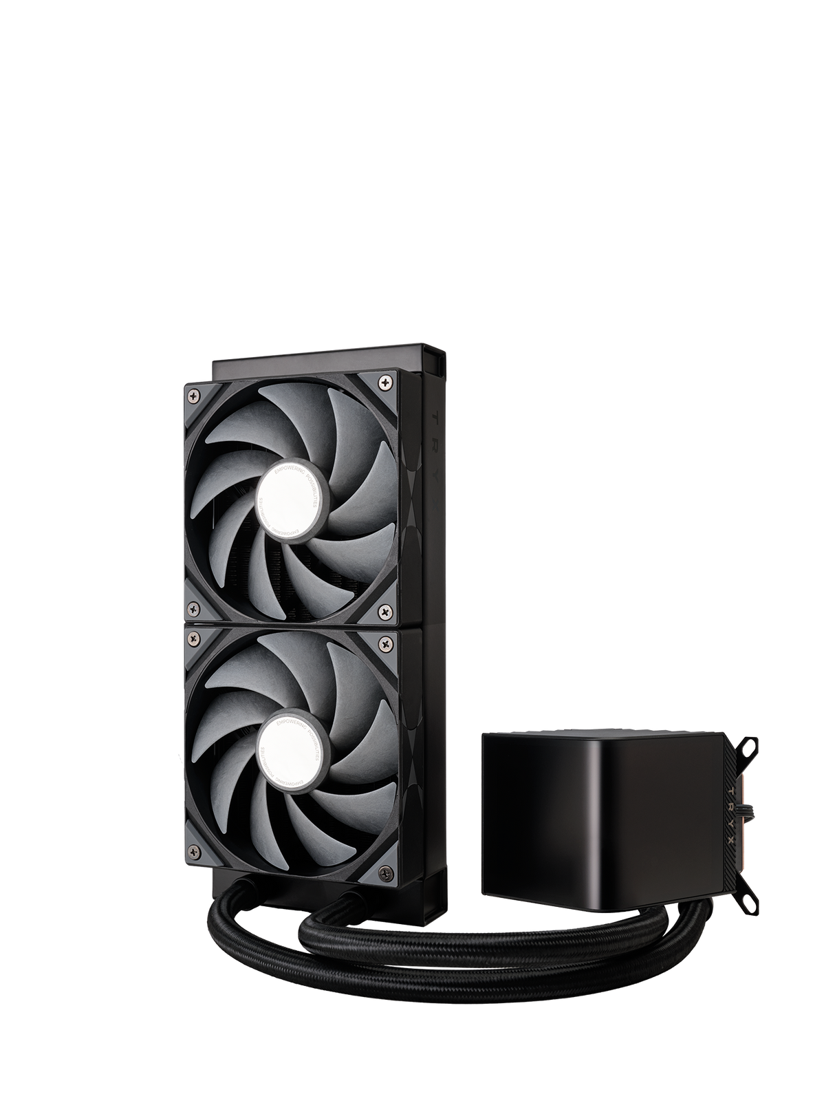 TRYX PANORAMA 240mm AIO Liquid Cooler Svart