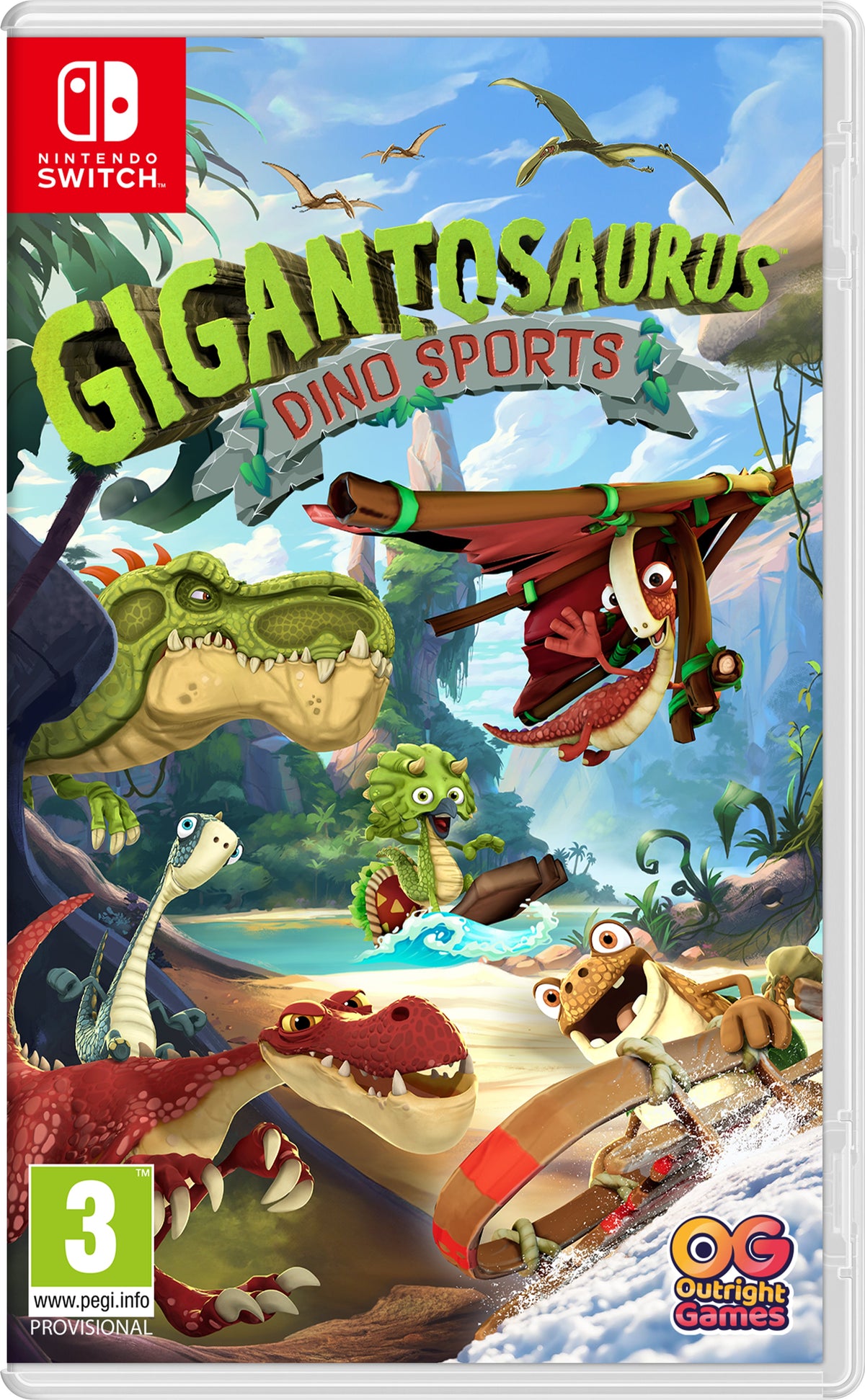 Gigantosaurus: Dino Sports – Nintendo Switch-emballage
