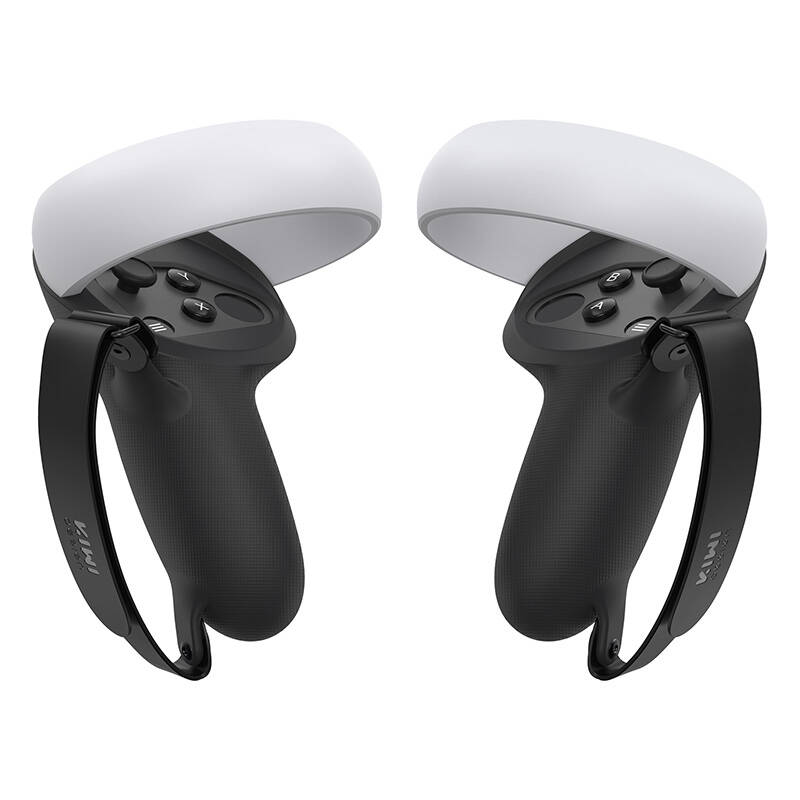 Handkontrollgreppskydd Kiwi Design Q1 PRO-2 för Meta Quest 2 Svart