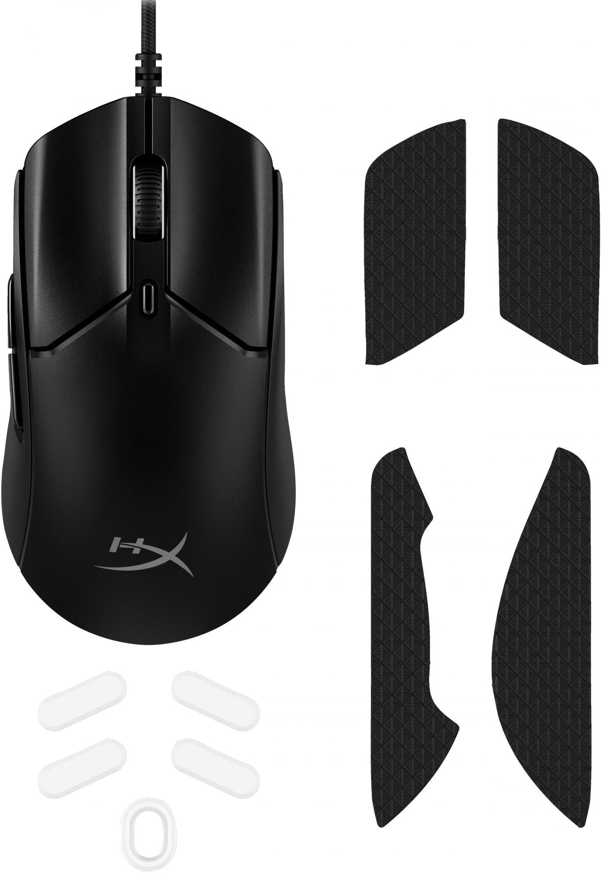 HyperX Pulsefire Haste 2 Optisk Kabel Svart