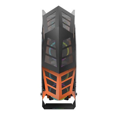 Datorfodral Darkflash K1 (svart & Orange)