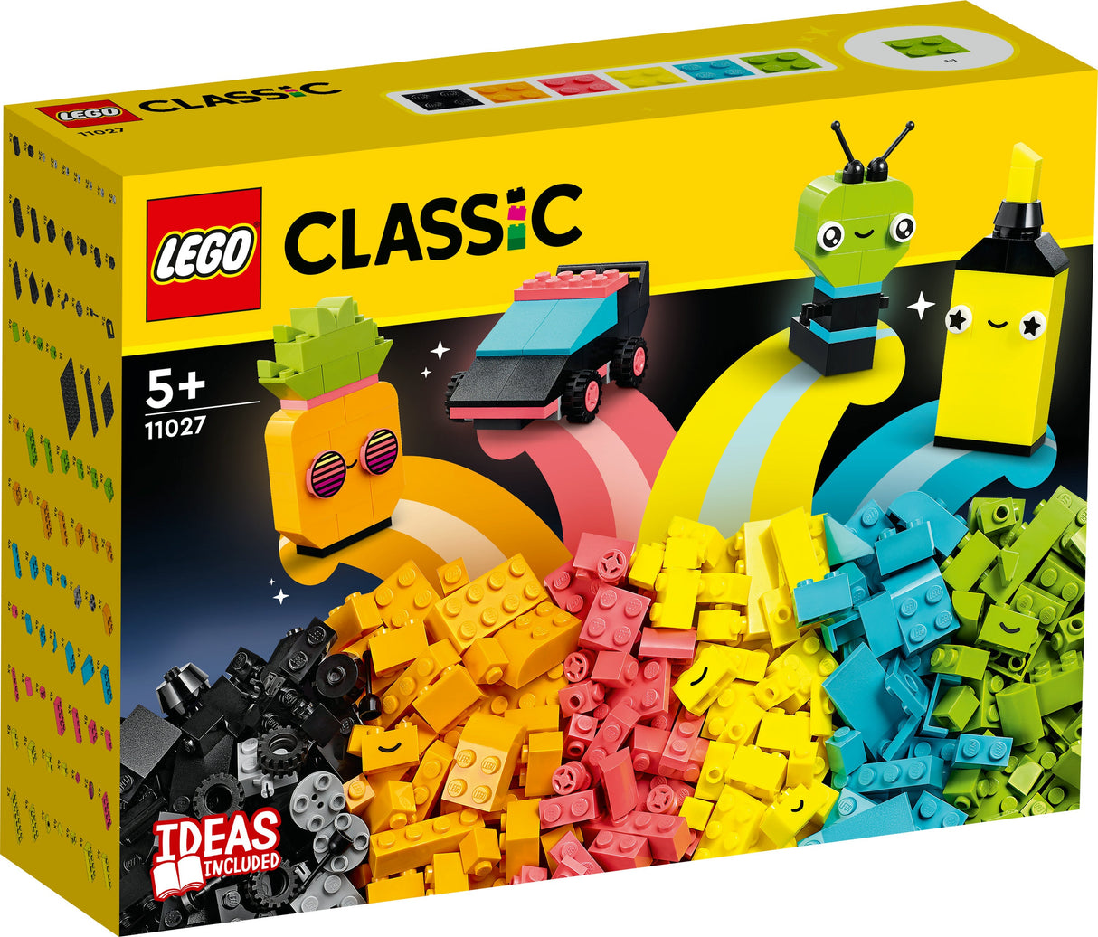 LEGO 11027 Classic Neon Creative Building Kit Byggleksak