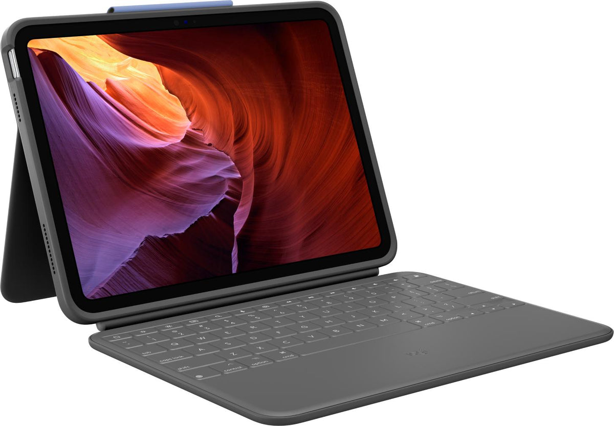 Logitech - Rugged Folio for iPad 10.9'' (10th gen) Oxford Grey (Nordic) Logitech