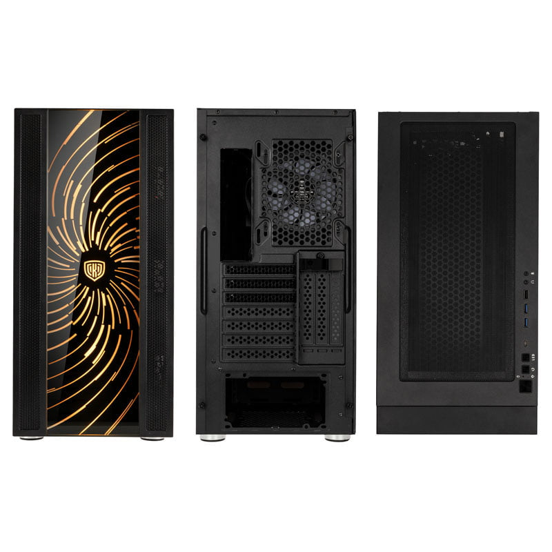 Kolink Unity Adapt ARGB Midi Tower Case - Svart