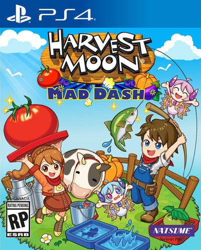 Harvest Moon: Mad Dash – PlayStation 4 – spilomslag
