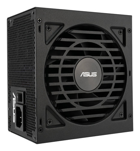 ASUS 850W-ATS Gold – ventilatorgitter fra modsat vinkel