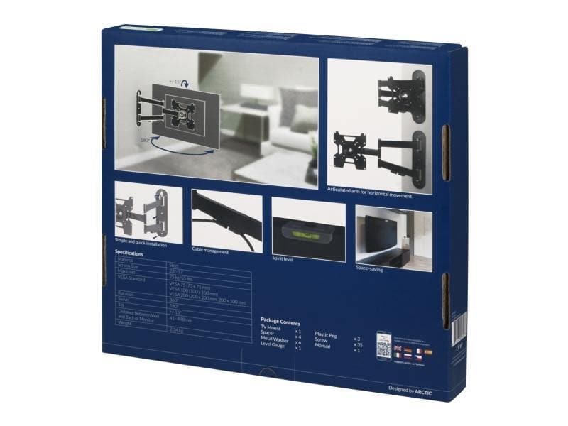 ARCTIC TV Flex S - Väggmontering