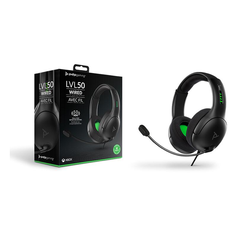 Xbox Wired Headset LVL50 Svart