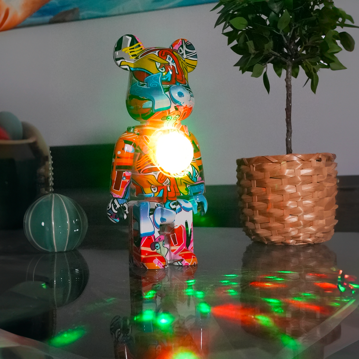 Geekd - Teddy Star Lamp - E