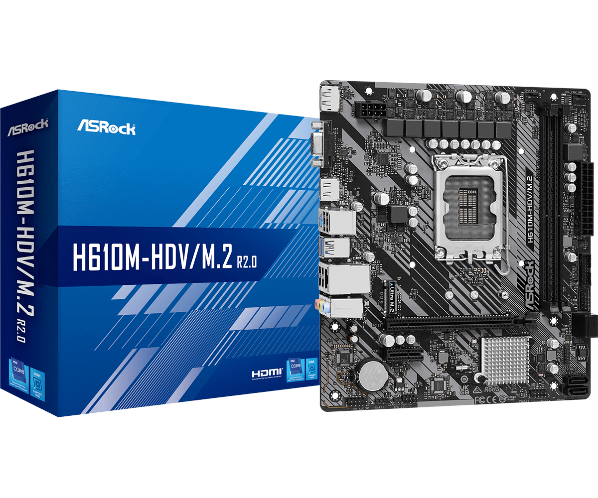 Asrock H610M-HDV/M.2 R2.0 Micro-ATX LGA1700