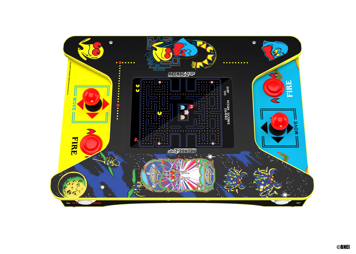ARCADE 1 Up Pac-Man Head-to-Head-bord